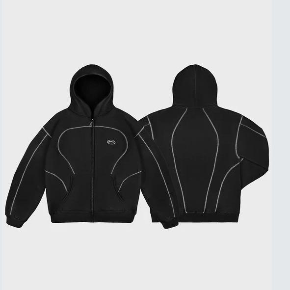 Y2K American Street 2025 Hot-selling Hoodie Casual Sweater Set Cardigan Jacket Trend