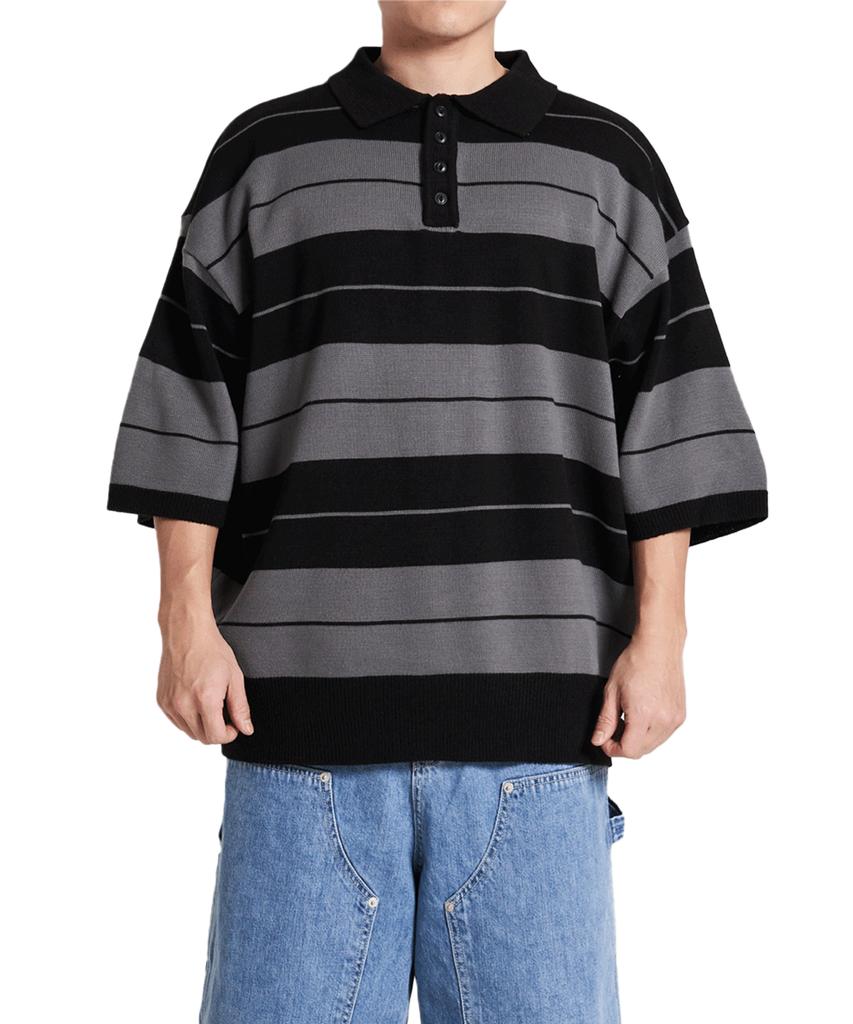 N.Y.P Charlie Brown Polo Knit Man (Charcoal)