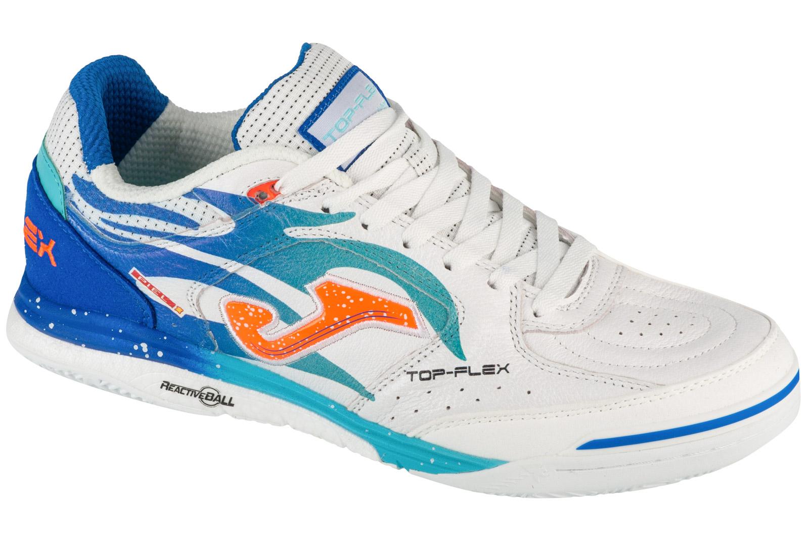 Joma Top Flex Rebound 25 TORS IN, scarpe da calcio indoor bianche da uomo 43,5 bianco