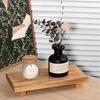 Bandeja de Madera Soporte Pedestal Madera Tocador Manos Jabón Vela Aromática Soporte Almacenamiento Bandeja Cocina Soporte Condimentos Decoración Hogar