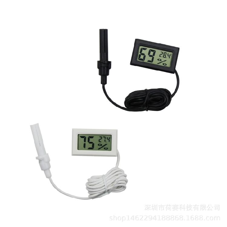 Fast Response Precise Environment Hygrometer Humidity Meter With External Probe For Home Office Greenhouses Applications