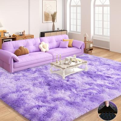 Silky Dream Purple Carpet High-end Carpet For Live Room Girls Bedroom Carpet Bedside Rugs Warm Washable Carpet Home Deco