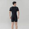 CartHub Mens Short Sleeve One-Piece Rash Guard Swimsuit Quick Dry UV Protection Snorkeling Swimming Fitness