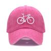 Soft Cotton Baseball Cap for Women Men Adjustable Fashion Bicycle Embroidered Dad Hat Unisex Classic Golf Caps