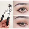Eyelash Curler for Long-Lasting Curl - Beginner-Friendly Stainless Steel Mini Portable Makeup Tool