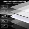 ATTACK SHARK CM05SE Vidro para Jogos 410 x 310 x 5mm Grande Temperado Esports 9H Durável Silencioso Estável Colmeia PU CNC Arredondado para Jogadores de PC Branco