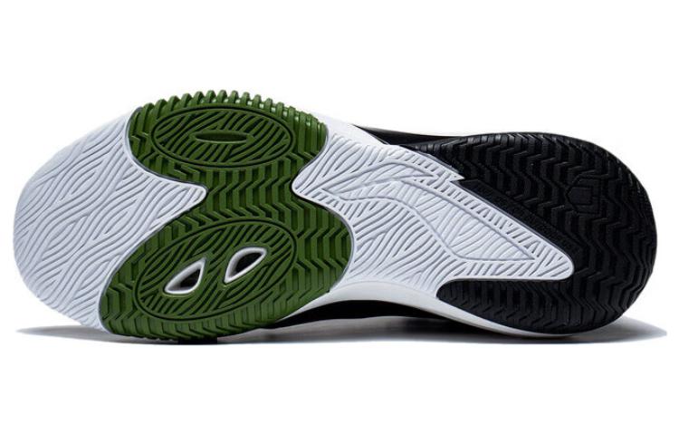 Li Ning Storm 2023 Comfortable Cushioning, Wear Resistant Low top Basketball Shoes Men's Black ABFT021-1