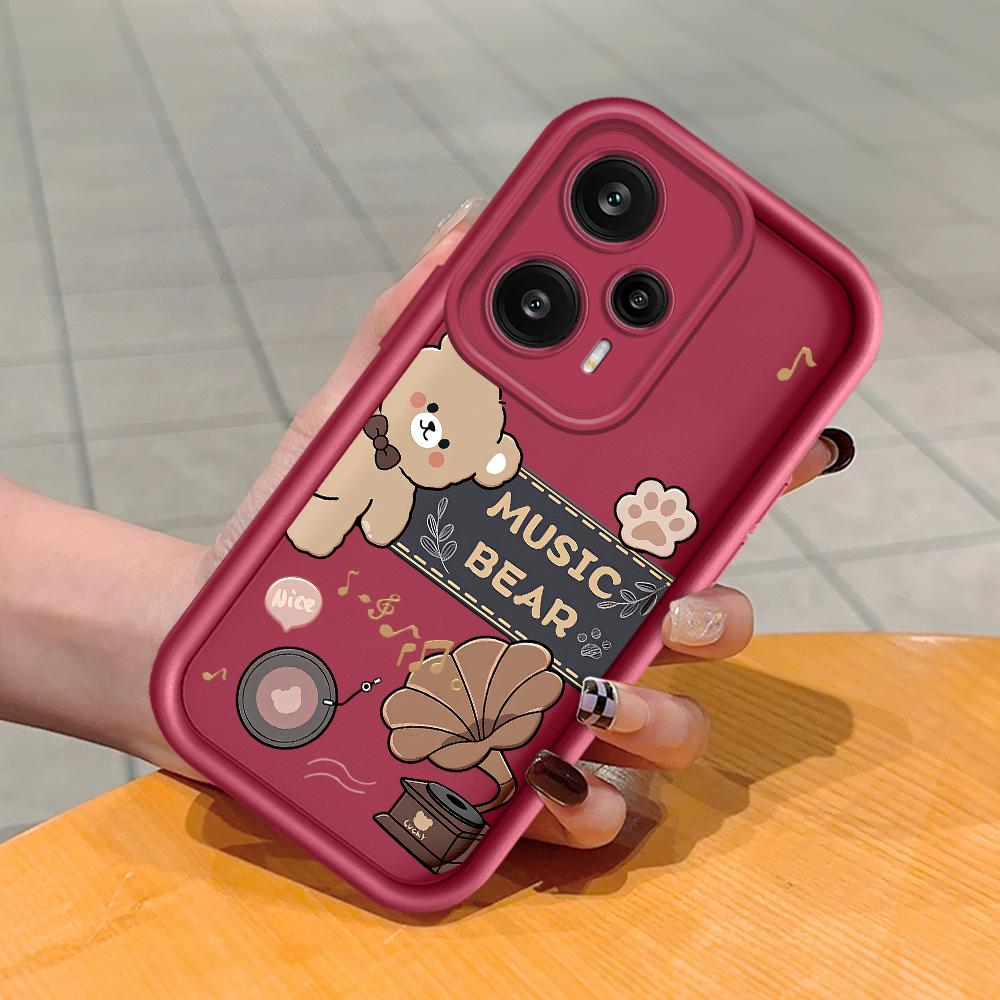 Coque de téléphone en Silicone souple, motif d'impression d'échelle carrée, couverture complète d'appareil photo, Protection antichoc, étui en caoutchouc pour Xiaomi Redmi