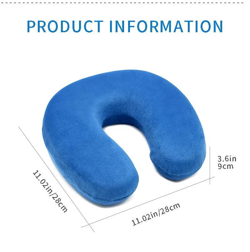 Memory Foam Pillow Neck Support Travel  Portable Slow Rebound U-Shaped Ergonomic Breathable Soft Neck Warp Support Travel Pillow