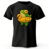 Frog Who Can't Swim Cotton Short Sleeves Shirt with Multiple Colors To Choose From Men's Oversized Breathable T-shirt