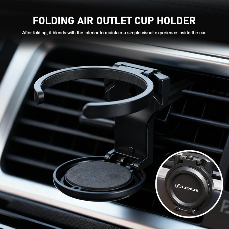 For Lexus Folding Car Air Outlet Storage Holder Cup Holder RX 300 400 460 UX 200 NX LX LS GS 330 IS 250 300 GX