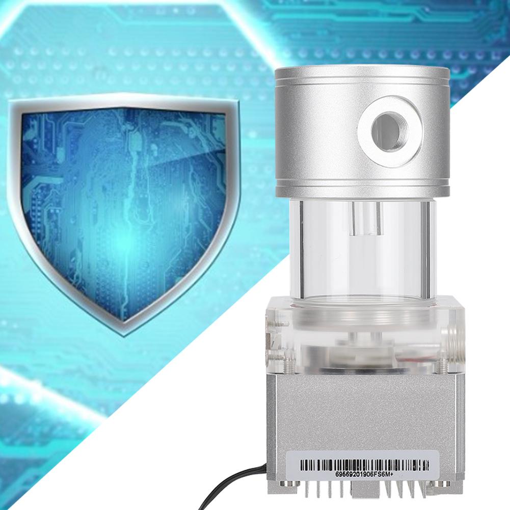 PUB FS6MA-14 Computer Integrierter Wasserkühlungspumpe Tank Kit 800l H Durchfluss 4 Meter Förderhöhe(Silber )