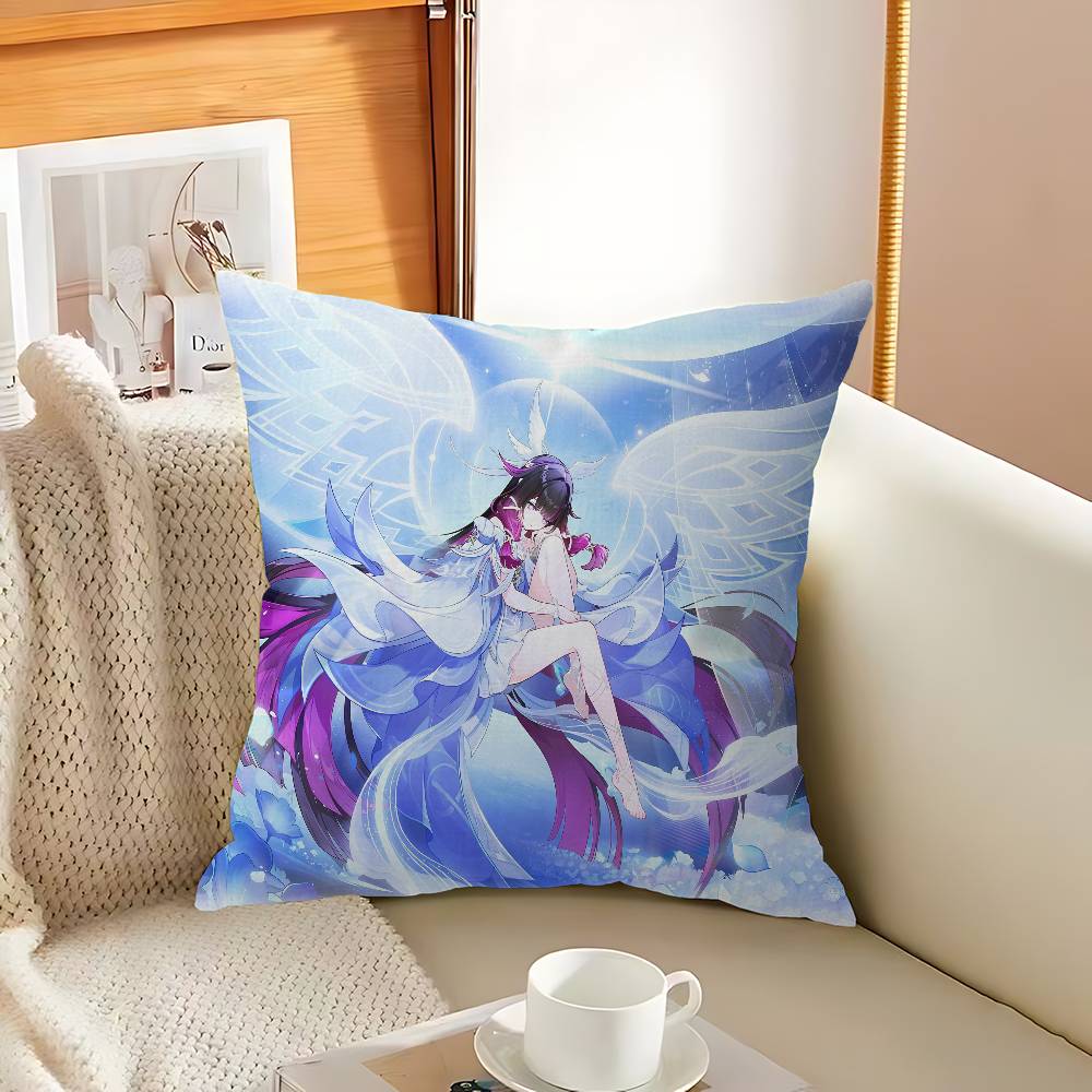 Genshin Impact Columbina Cushion Cover Decorative Pillow Sofa Home Decor case pillow cases