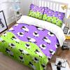 Cute Sheep Pattern Bedding Set Multiple Sizes Kid's And Adults' Bedroom Exquisite 3PC Bedding Set, Gift