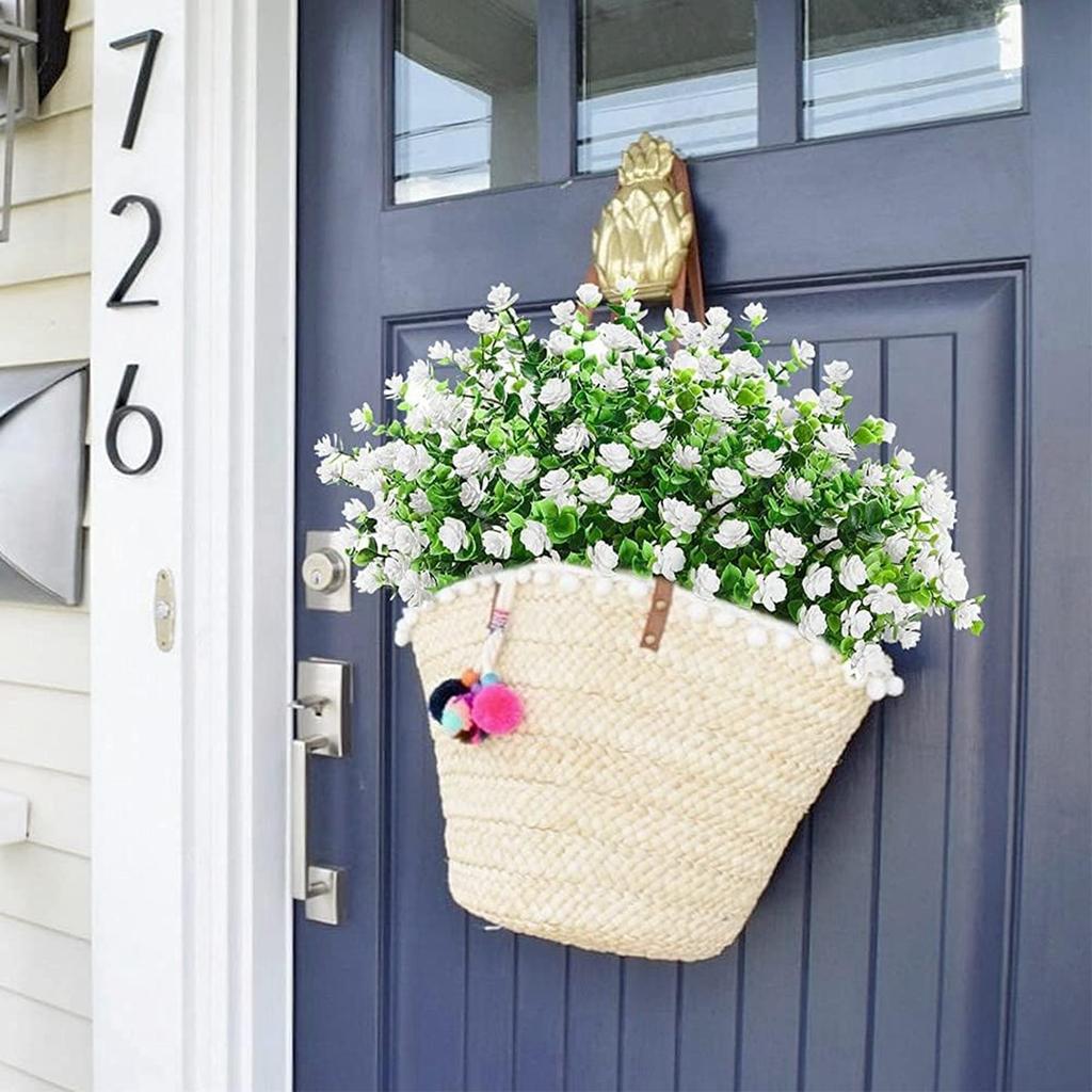 Golden Fake Flowers, Eucalyptus Leaves, DIY Fake Plants, Wedding Center Decorations, Flower Decorations, Home Decoration