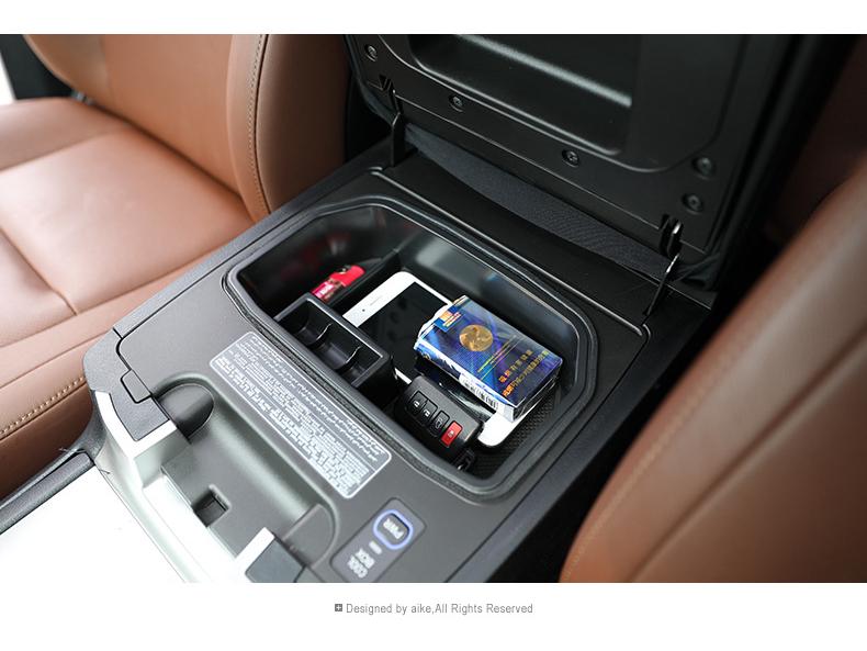 08-21 Land Cruiser Center Console Armrest Storage Organizer