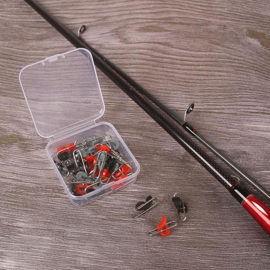 10Pcs Fishing Power Clips Stainless Steel Quick Change Lure Clip Fishing Snap Connector for Freshwater Saltwater