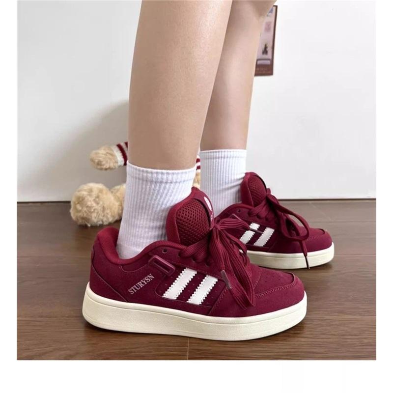 Women's Fashionable Casual Thick Sole Height Increasing Lightweight Board Shoes