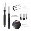 18 PCS Stainless Steel Pin Terminal Removal Tool Kit Car Connector Electrical Pins Zipper Cover Professional