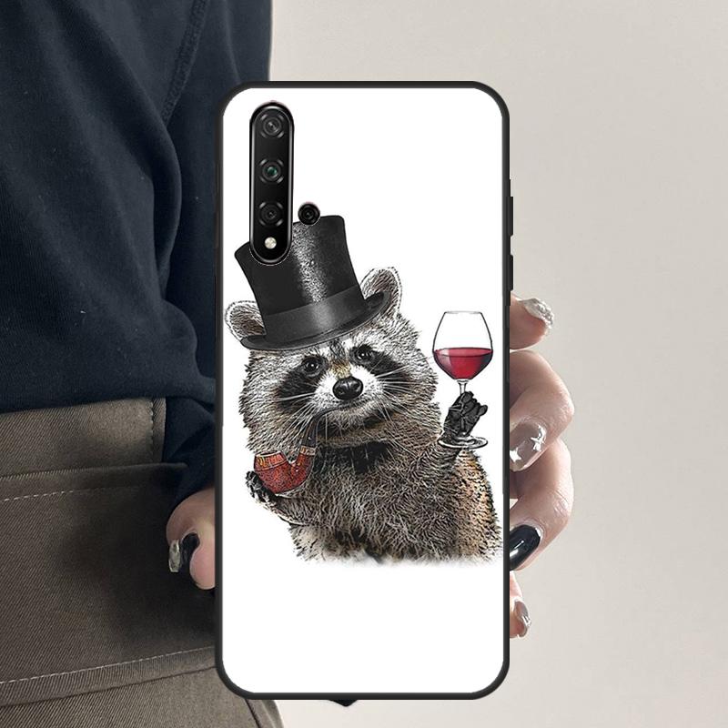 Raccoon Animal For Huawei Nova 12i 11i 8i 12s 9 10 SE Y91 Y90 Y60 Y70 Y72 Y61 P20 P40 P30 Lite P60 Pro Case