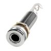 Musiclily Pro 1/4" Mono/Stereo Endpin Output Jack for Acoustic Guitar/Bass, Chrome