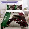 Ac Milan Bedding Set Breathable Duvet Cover With Pillowcases Home Decoration Birthday Gift