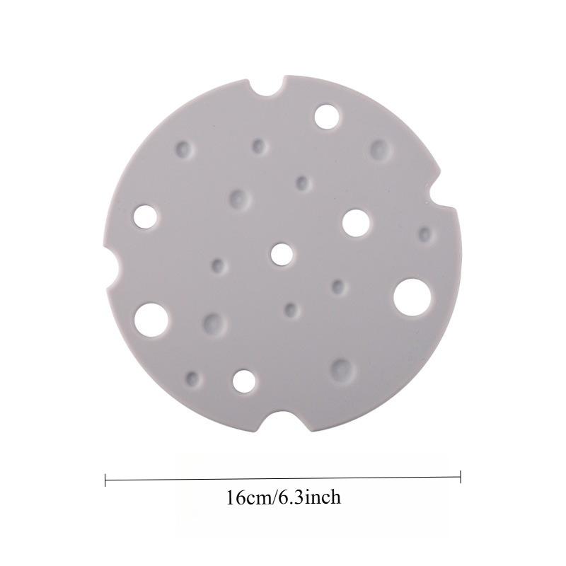 Cream Style Silicone Heat Resistant Pot Mat Non-Slip Kitchen Pad for Hot Dishes Oil Proof Table Protector for Cooking and Baking