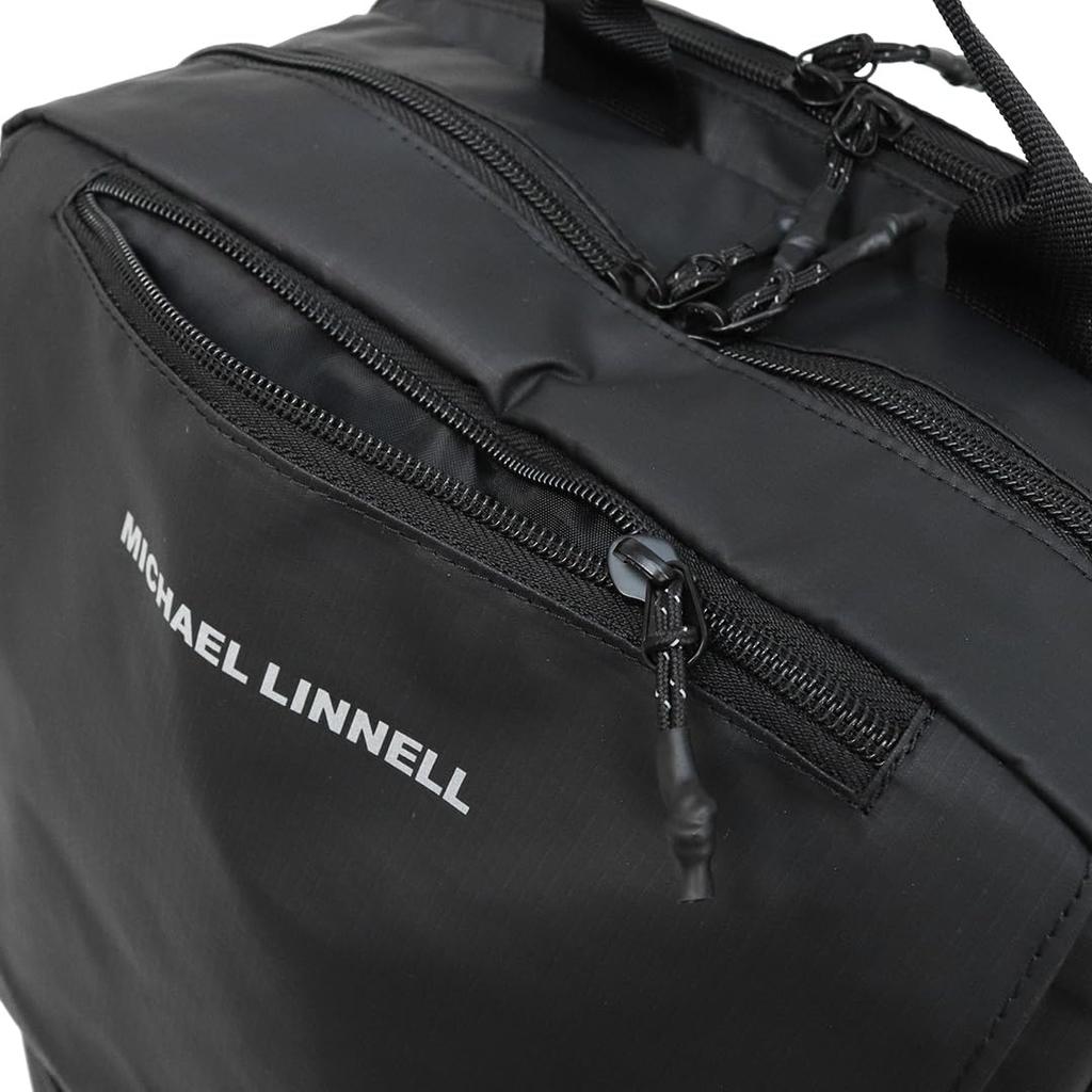 MICHAEL LINNELL'S Backpack Daypack Square B4 12L A.R.M.S. Men's and Women's MLAC-29 (Black)