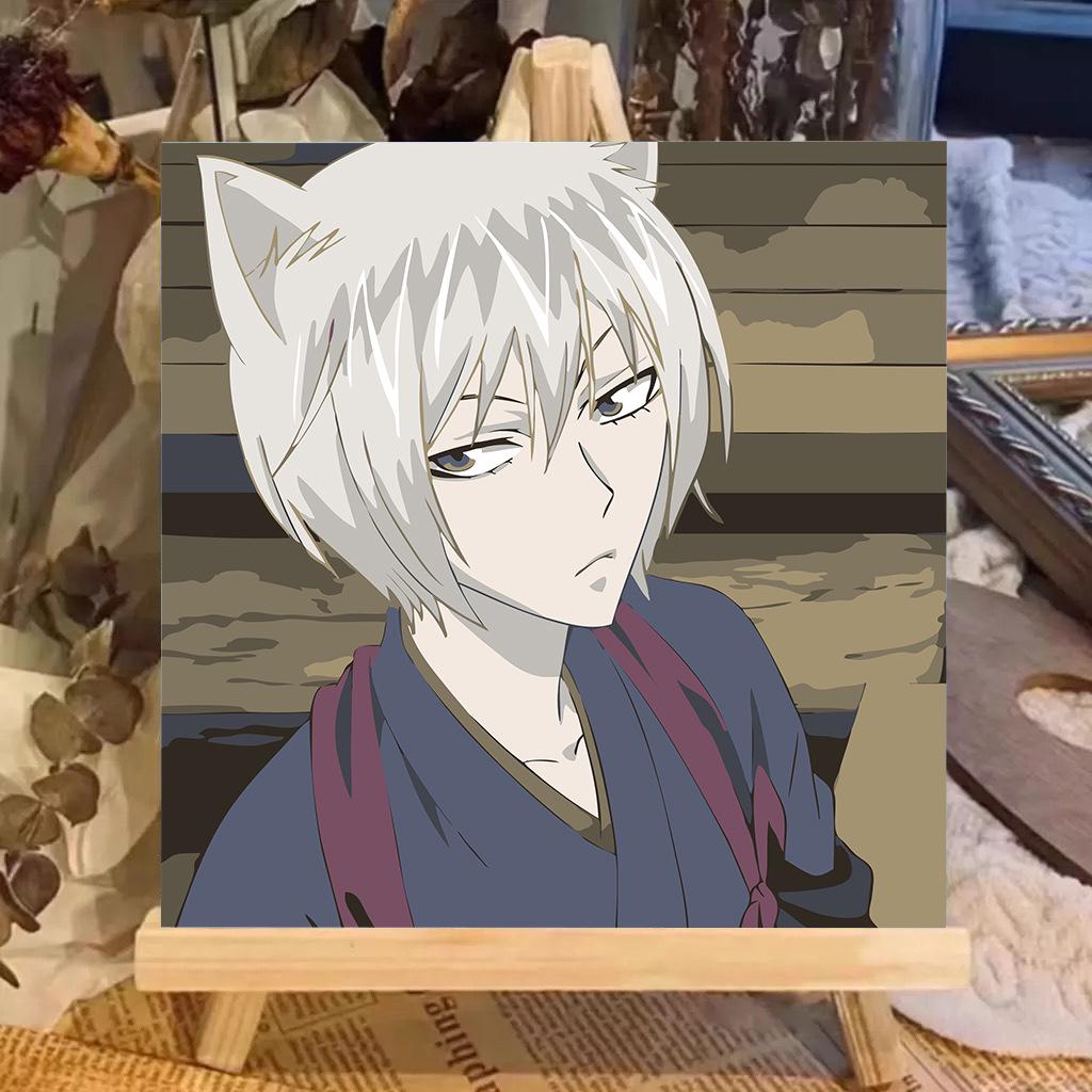 Kit Pittura ad Olio Digitale Anime Demon Slayer Fai da Te per Bambini