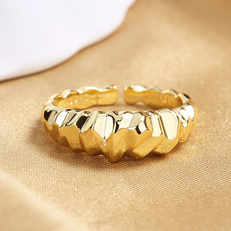925 Sterling Silver Ring Open Adjustable Silver/Gold Ring Fashion Exquisite Student Girlfriend Jewelry Accessories Wedding Party