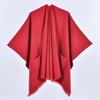 130*150cm Shawl Wraps for Women with Pockets, Elegant Cashmere Feeling Wraps, Open Front Pashmina with Tassel Scarf Blanket for Spring Fall Winter