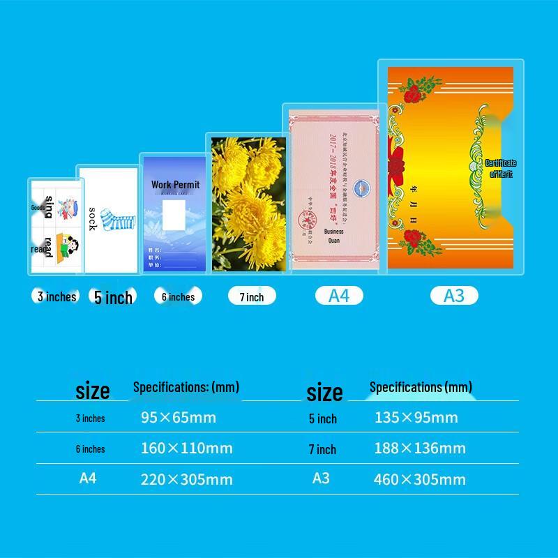 M&G A3 Transparent High-Definition Laminating Film CN Plug (adapter Included)