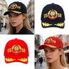 Soviet Union Letters Embroidered Cotton Baseball Cap Adjustable Fashion Outdoor Hat For Men And Women