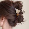 Hair Claw Cartoon Bear Cat Biscuit Design No Pressure Strong Grip Hair Clip Large Size Back Head Shark Clip Hair Accessory