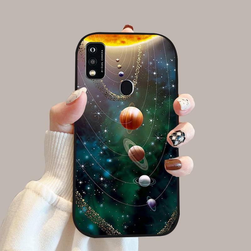For ZTE Blade A51 Case A52 A53 Color Painted Soft Silicone Phone Cover Cases For ZTE Blade A31 Fashion Protective Fundas Coque