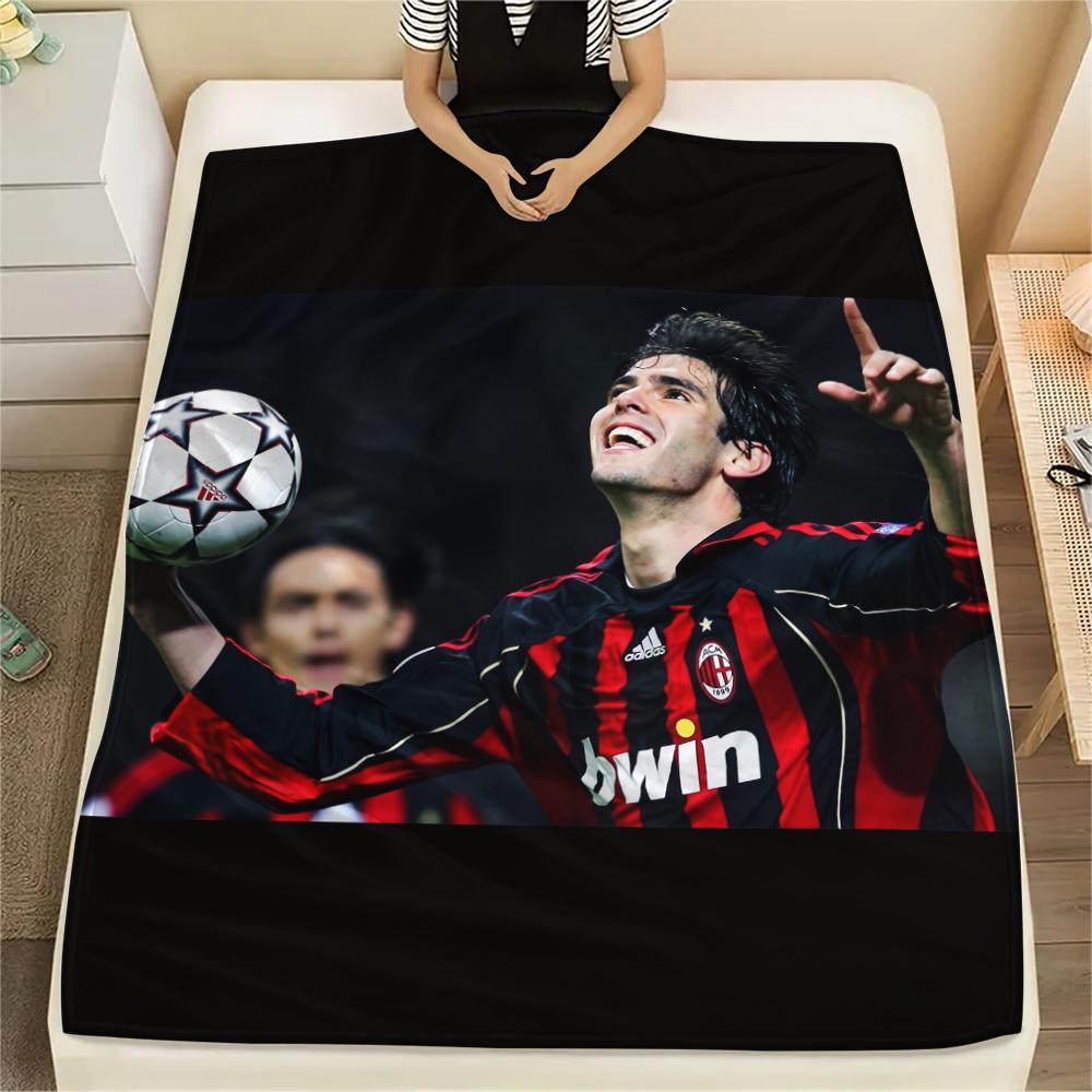 Brazilian footballer Kaká pattern Flannel Blanket, High quality Comfortable for All Seasons, Home Decor, Warmth and Comfort, Perfect for Gifts.