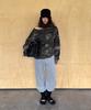 SANDRIC Velvet Track Pants_Melange Gray