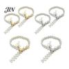 Curtain Tiebacks for Drapes Deer Head Tieback, Faux Pearl Beaded Stretch Holder, Adjustable Holdbacks Holdback Bedroom Living Room Window Door Easy To