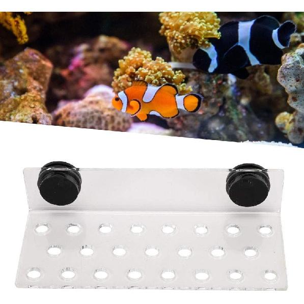 FILFEEL Acrylic Coral Frag Rack Bracket and Wonderful Accessory for Coral Growth Usage for Aquarium Fish 4 Hole Size (Acrylic 2)