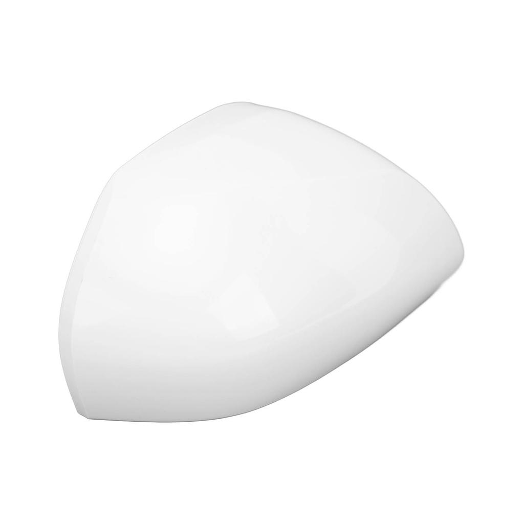 White Side Mirror Cover Unpainted Rearview Outer Door Wing Mirror Cover Cap for Camry 2018 To 2021