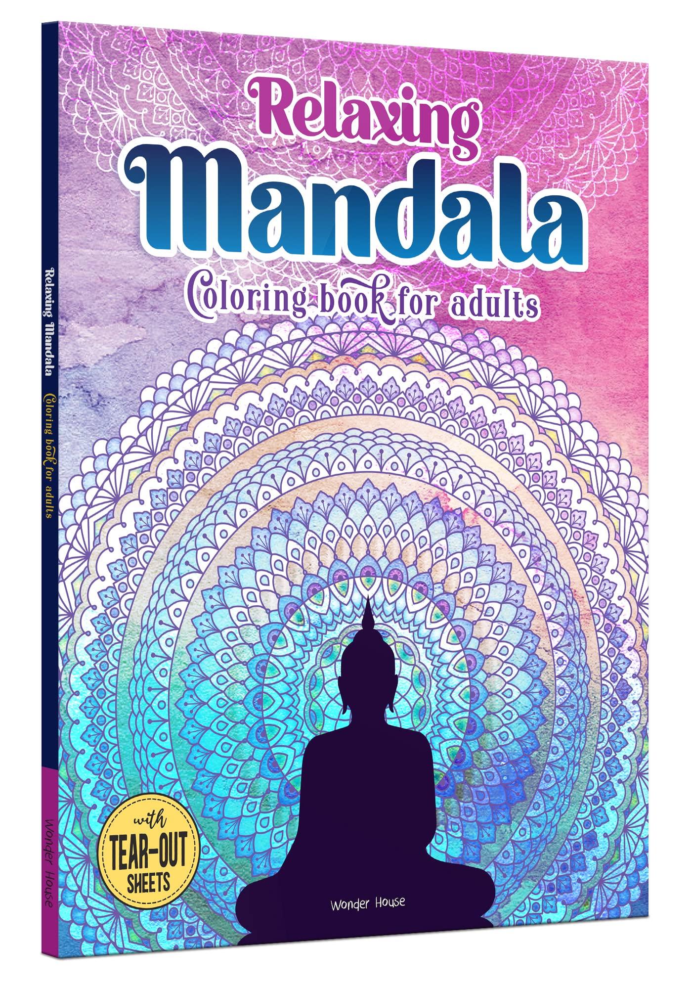 

Relaxing Mandala Coloring Book For Adults