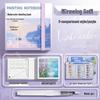 Moyu Watercolor & Acrylic Travel Sketching Set: Portable Palette, Drawing Board, and Book for Painting and Sketching.