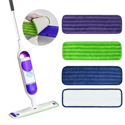 Verbeterde herbruikbare mop pads voor Swiffer Power Mop Microvezel mop pads Vervanging voor het reinigen van vloeren Stick-on mop navulkussen