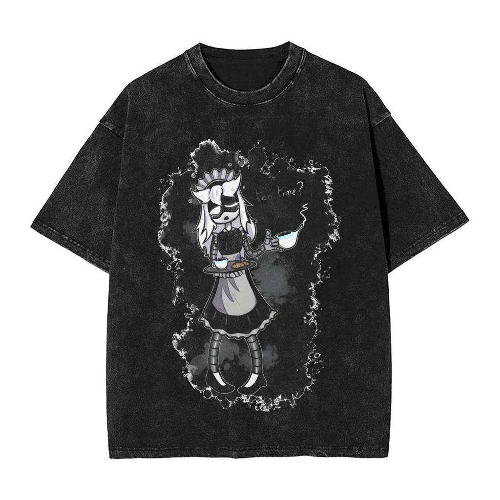 Murder Drones Anime T Shirts Hip Hop Washed Short Sleeve Street TShirt Fashion Men Women Tops Streetwear Printed Tee Shirt