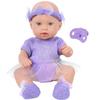 Toddler Baby Doll Set with Clothing and Accessories Lovely Realistic Reborns Toy for Little Girl Birthday Gifts 12Inch