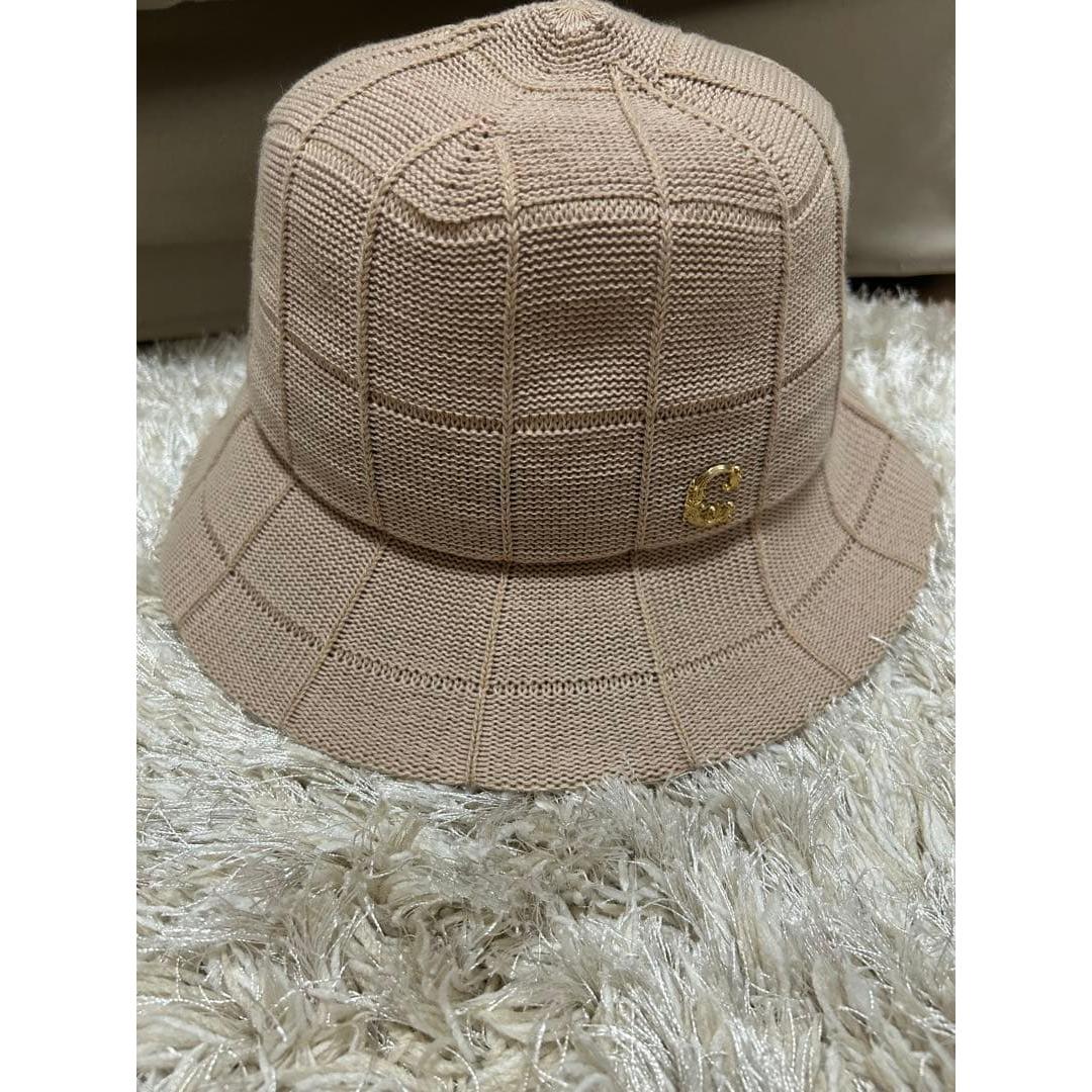 Used CA4LA bucket hat pink beige