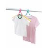 Towa Sangyo Children's Hangers, Multicolor, Approx. 31 x 1.7 x 19.5 cm, Adjustable Size, Sliding, Set of 3