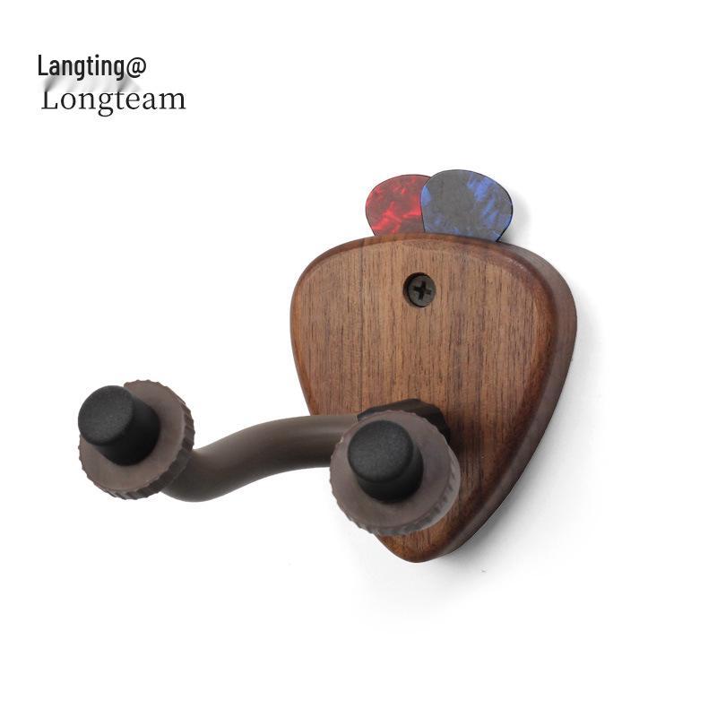 

Black Walnut Guitar & Ukulele Wall Mount Display Rack Black Walnut