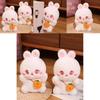 Cute White Bunny Plush Toy With Cartoon Rabbit Design For Kid And Collectors