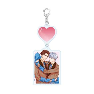 Melokiss 01 Simple Pervert Romance Linked Acrylic Keychain .Bloom & [Original Illustration]
